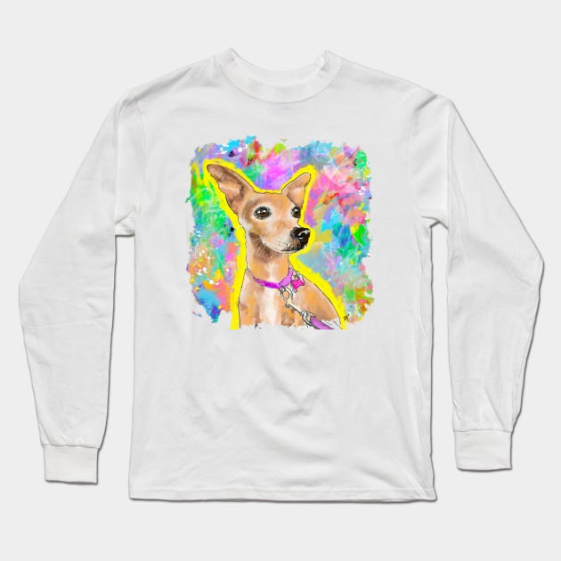 Doxie Long Sleeve T-Shirt by missdebi27